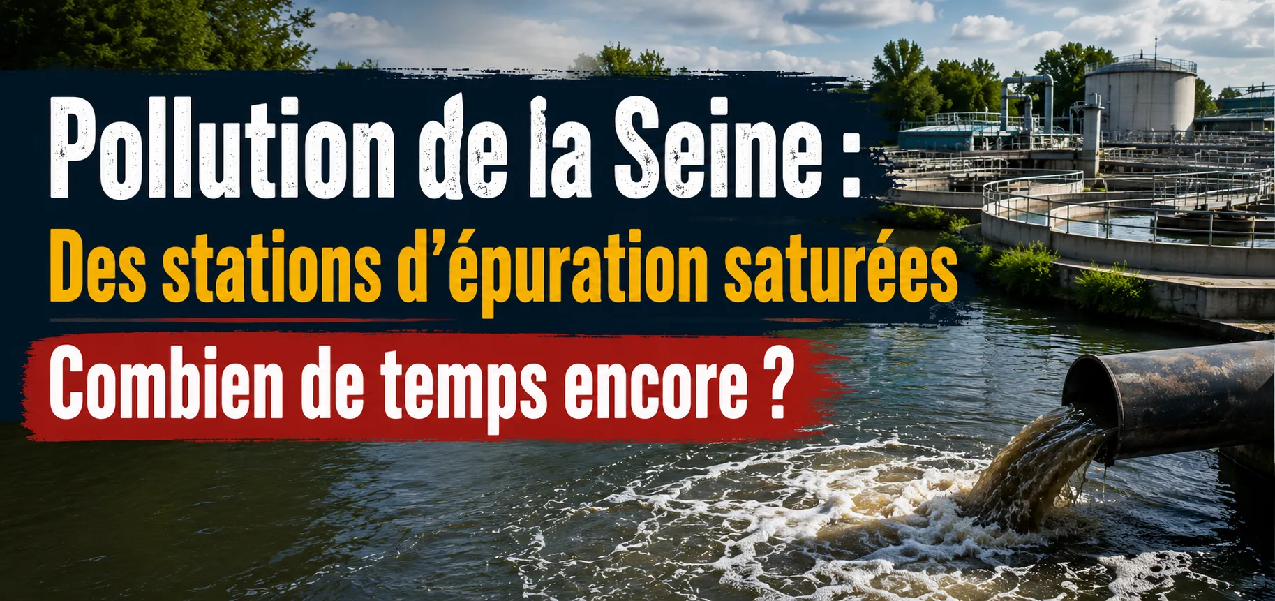 🚨 Sur Sénart, stations saturées, Seine en danger